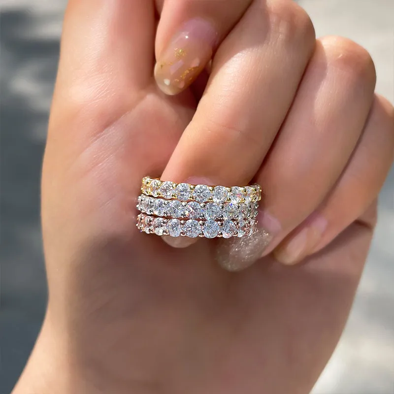 Eliška – Inel cu diamant și bandă dublă.
