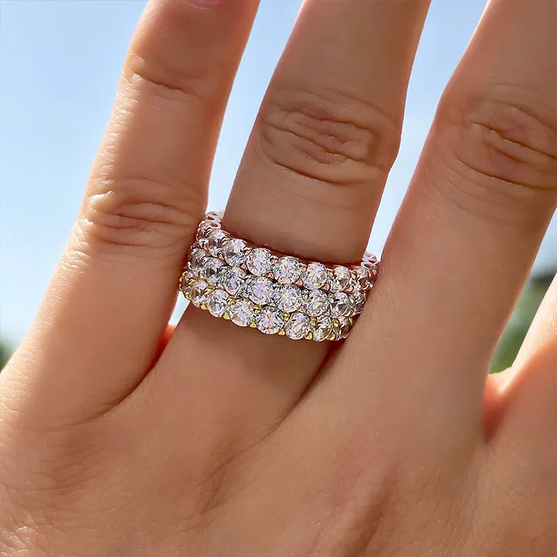 Eliška – Inel cu diamant și bandă dublă.