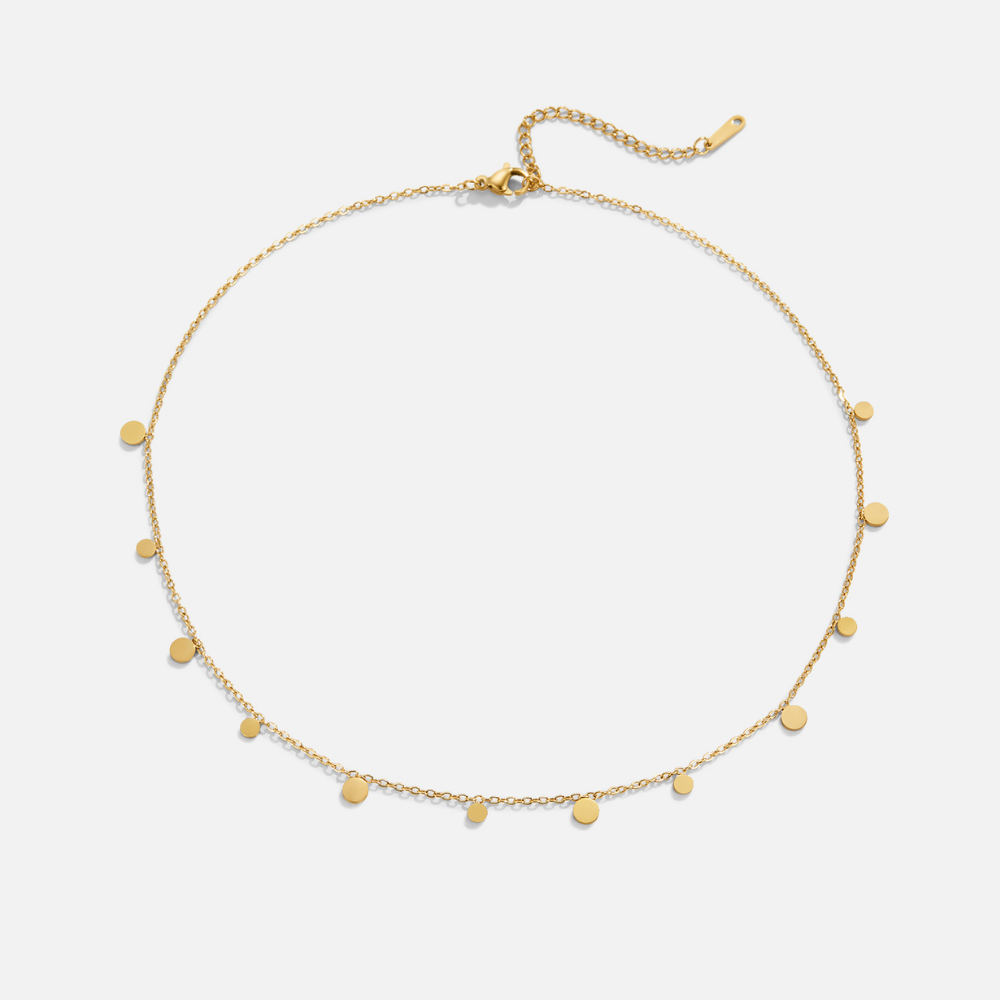 Elisa – Colier din aur cu design filigranat.