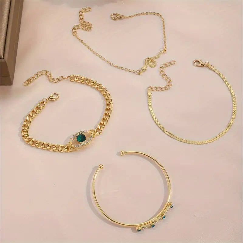 Set de Brățări Serpina Veyra | Aur