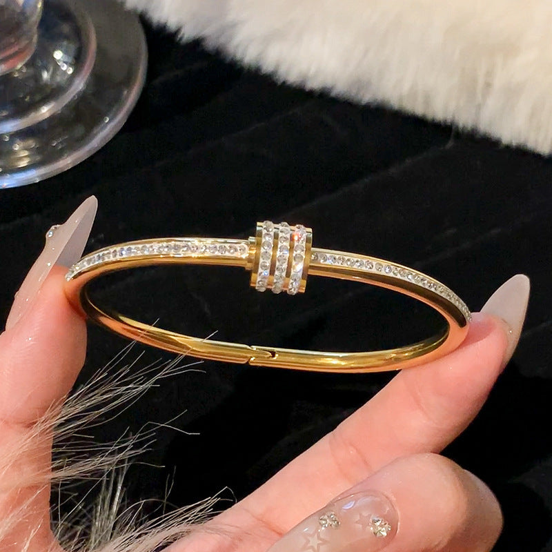 Pulsera Vianna Lucente | Roz aurit