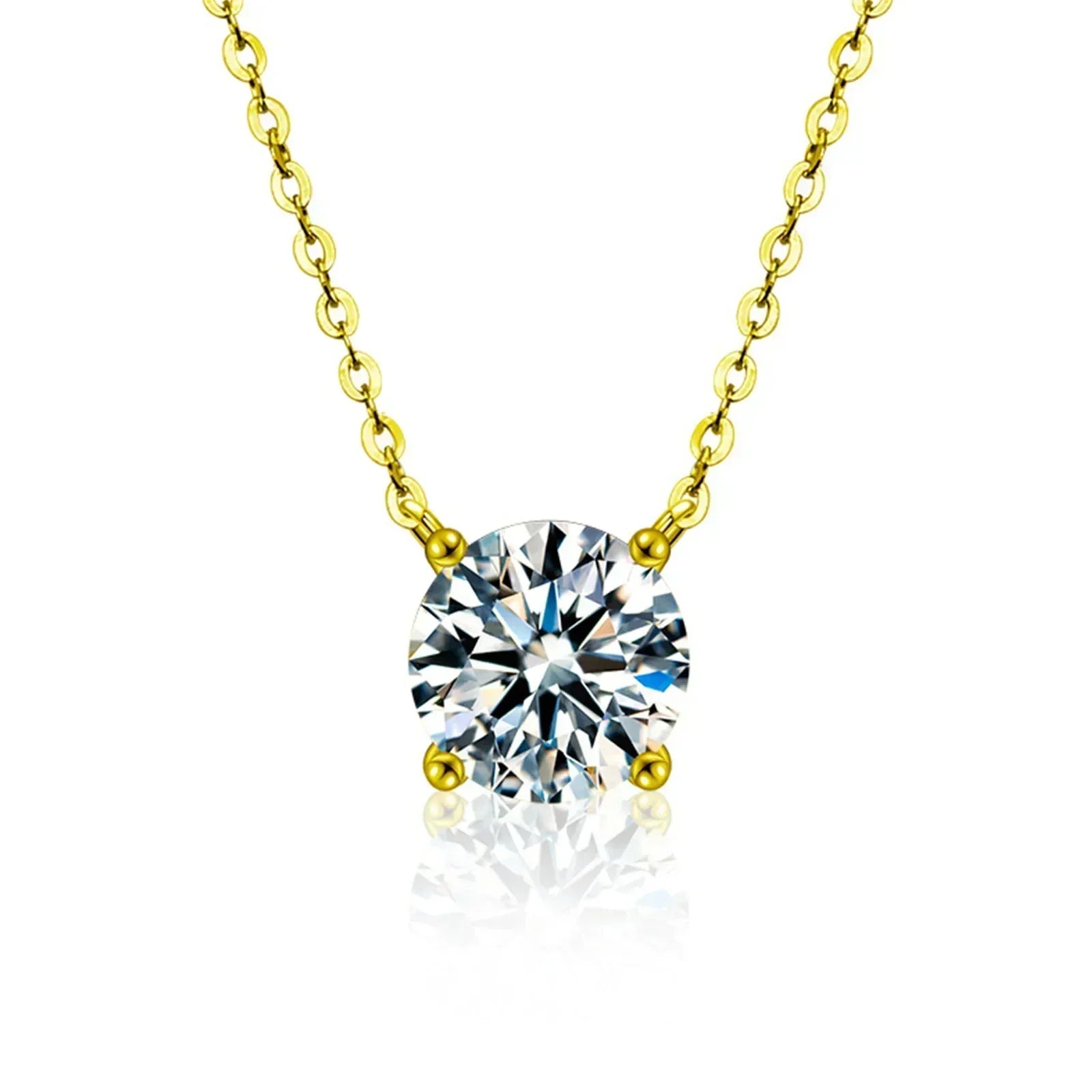 Rafaela - Colier din Zirkon cu placare de aur de 18K pe argint sterling