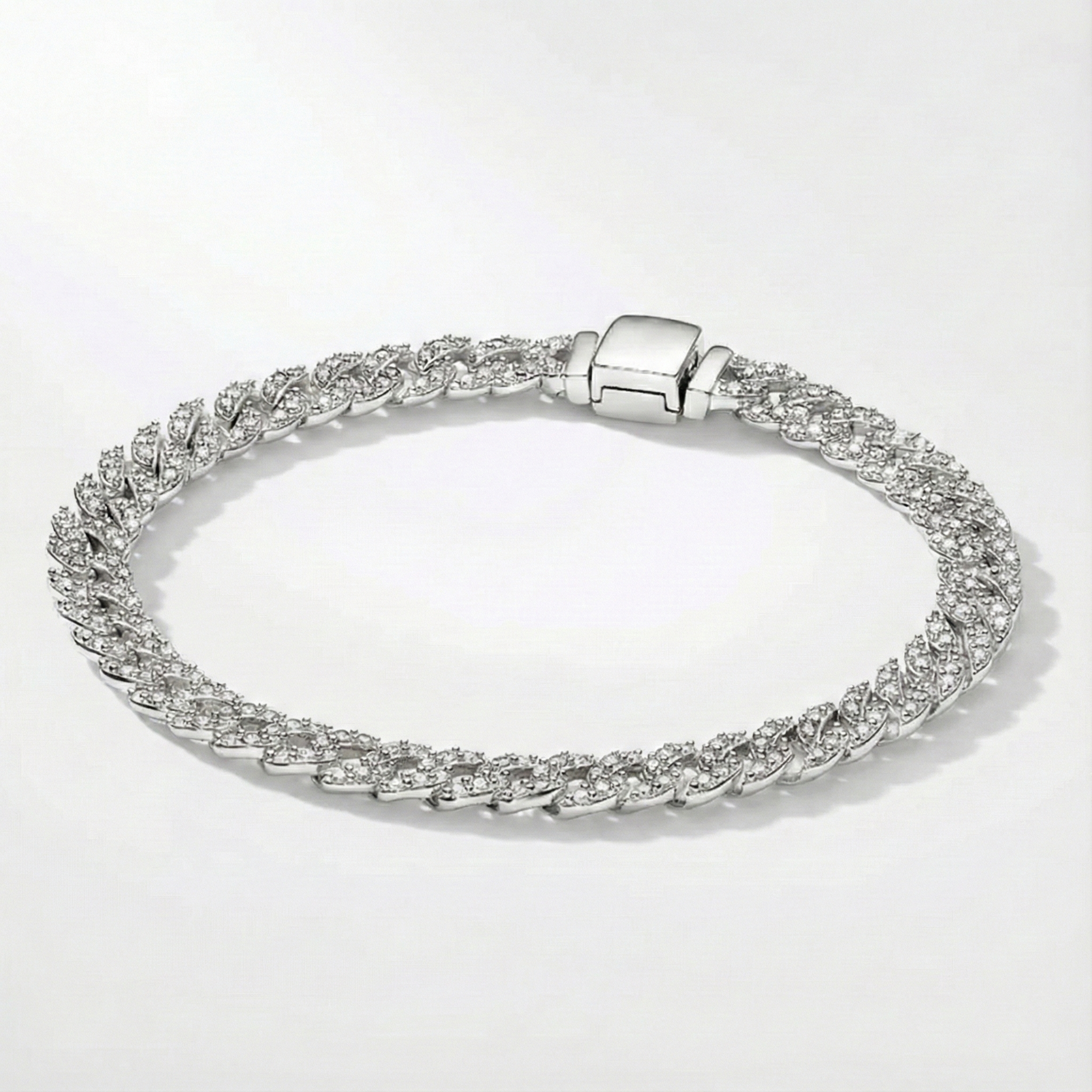 Brățară cubaneză din moissanite
