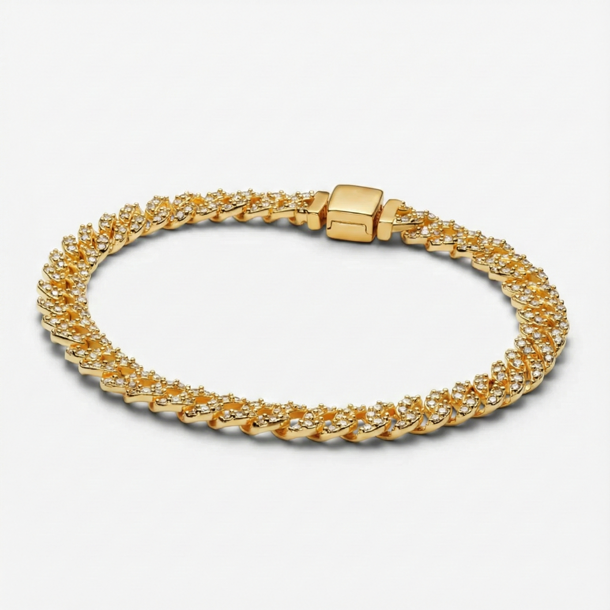 Brățară cubaneză din moissanite