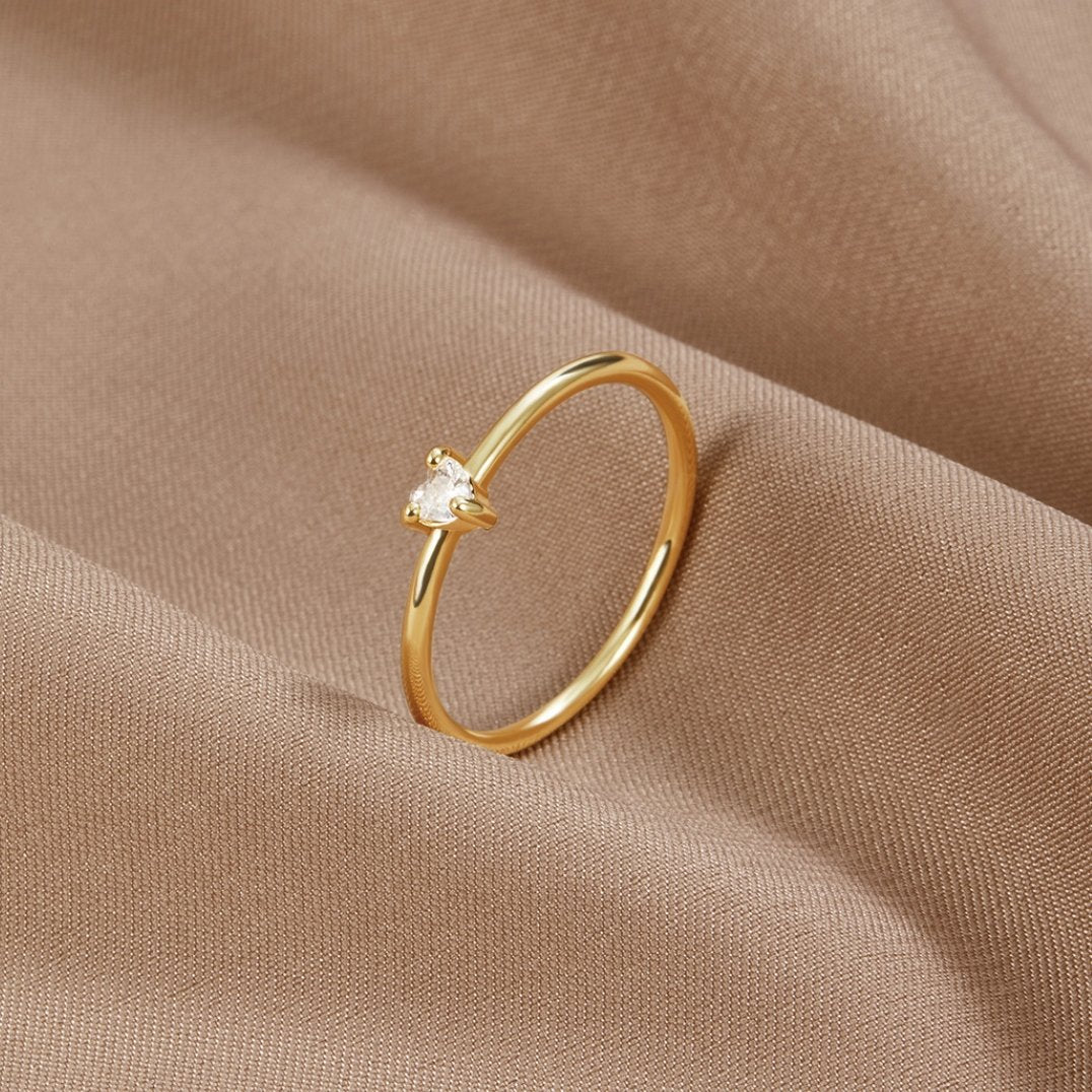Leonie – Inel de aur neted.